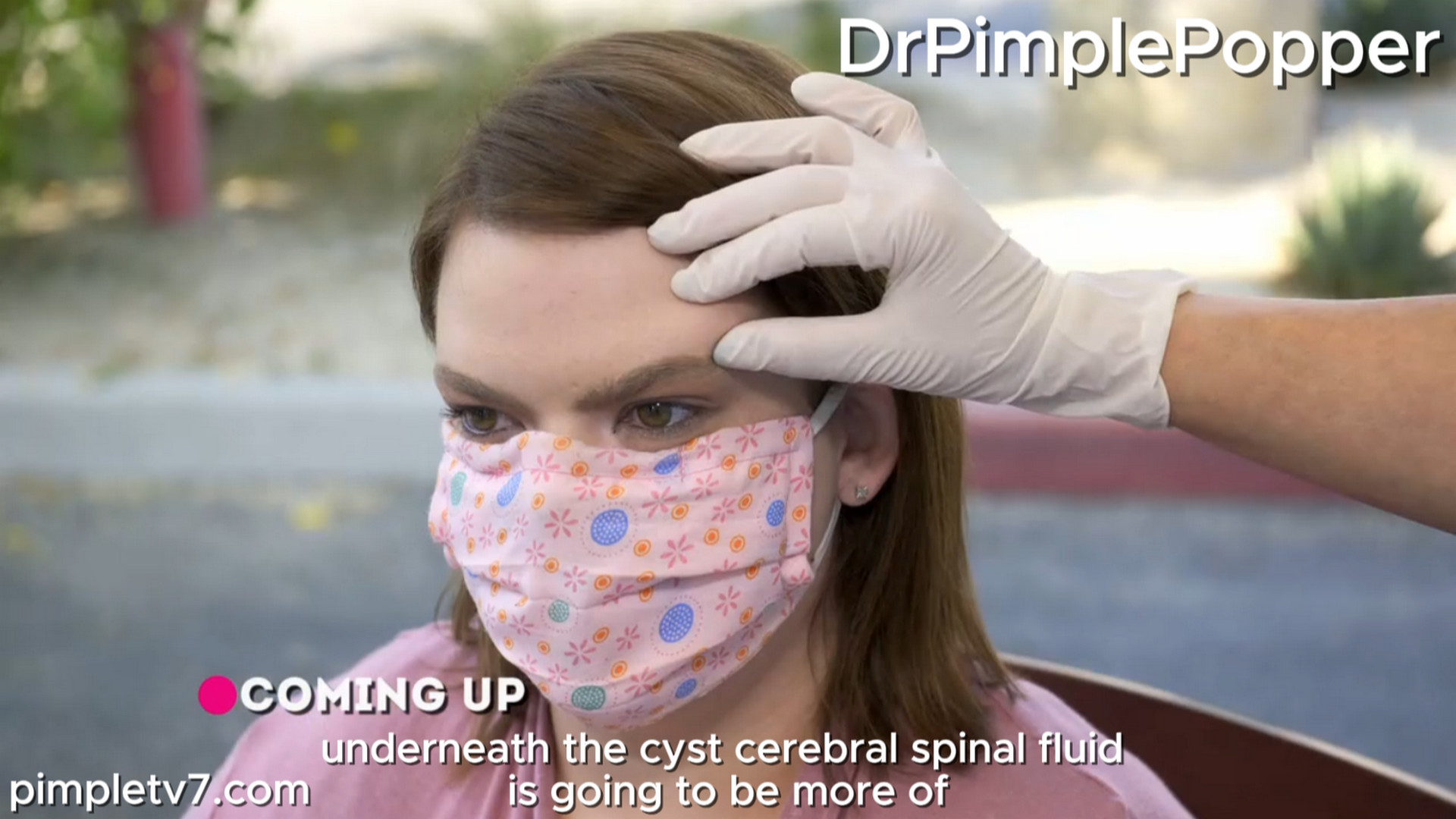 Lattyse was born with a mysterious growth above her eyebrow that gives her headaches. Dr. Pimple Popper 140826