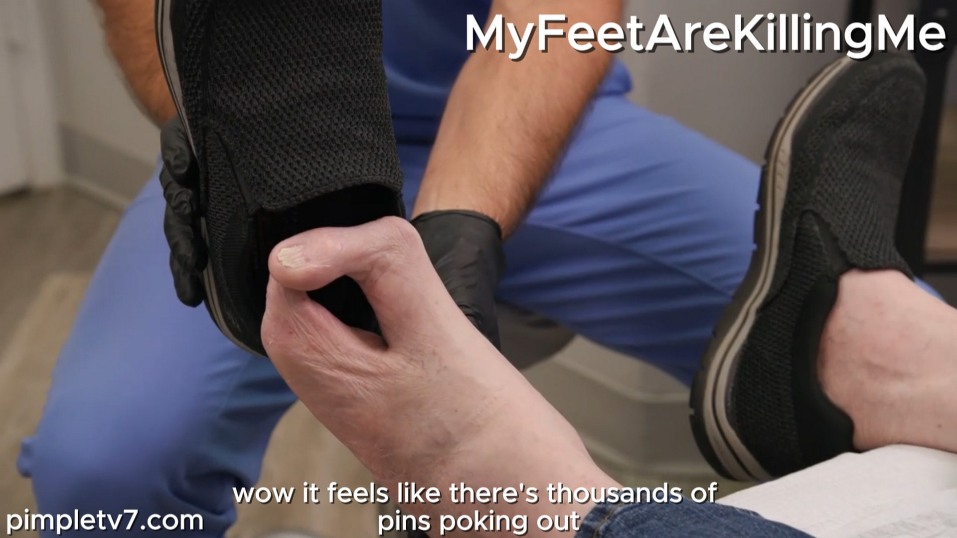 Dr. Brad is confronted with a dangerous mystery case that could be related to the elephant man as well as a patient with paper-thin skin. MyFeetAreKillingMe 310826